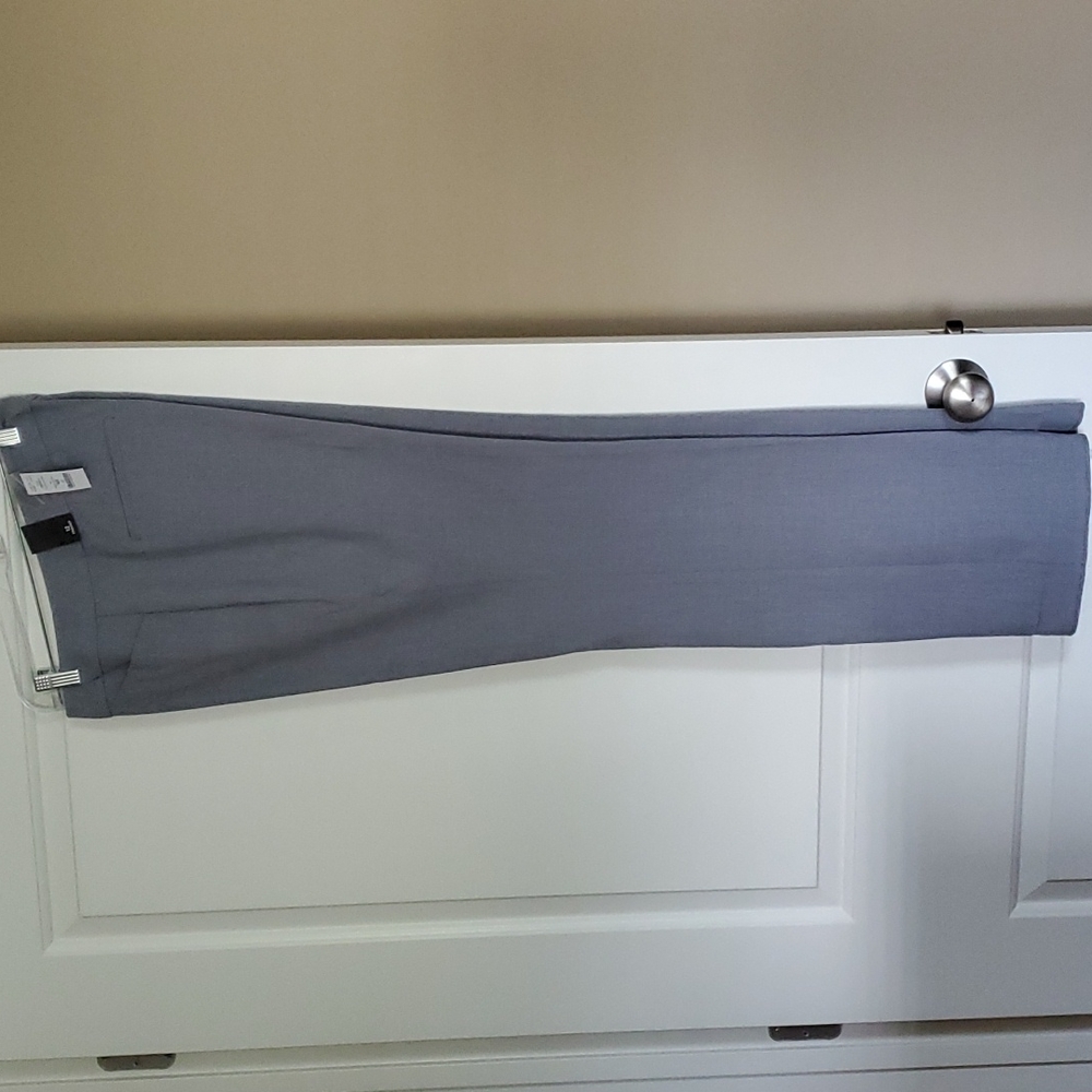 NWT women's WHBM grey  trousers size 12